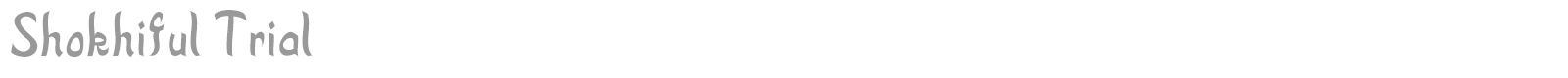 Shokhiful font preview